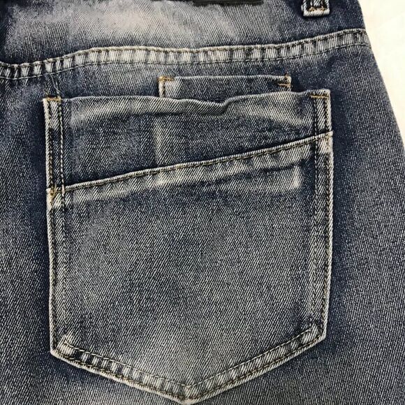 Trillnation distressed blue jean shorts size 36 - Picture 5 of 6